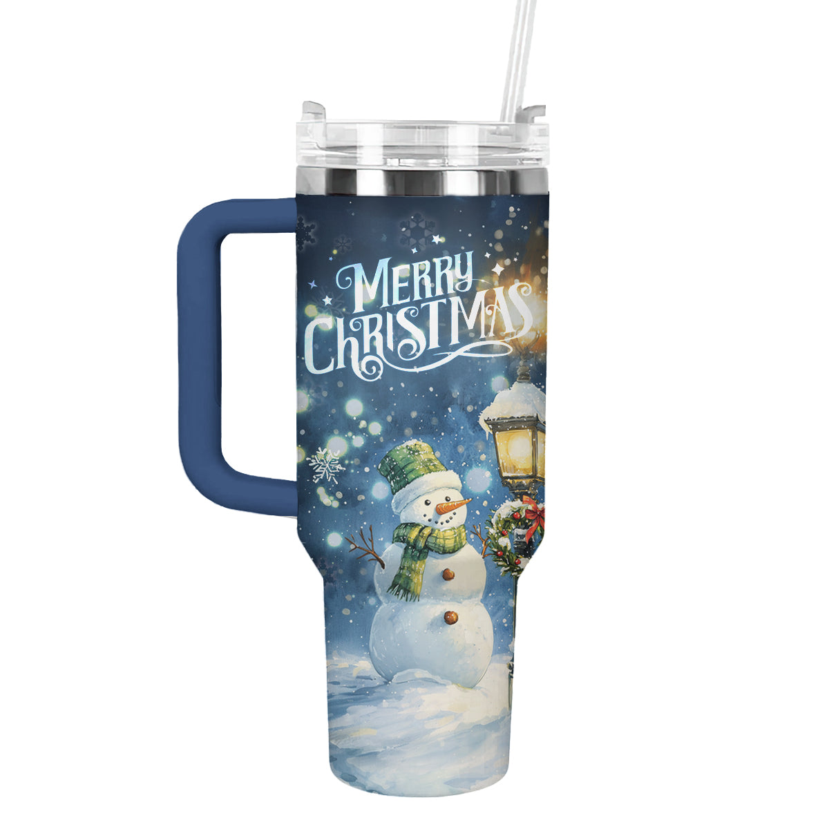 Snowy Charm Christmas Custom Stanley Cup 40 oz 30 oz Tumbler With HandleTVC2301495
