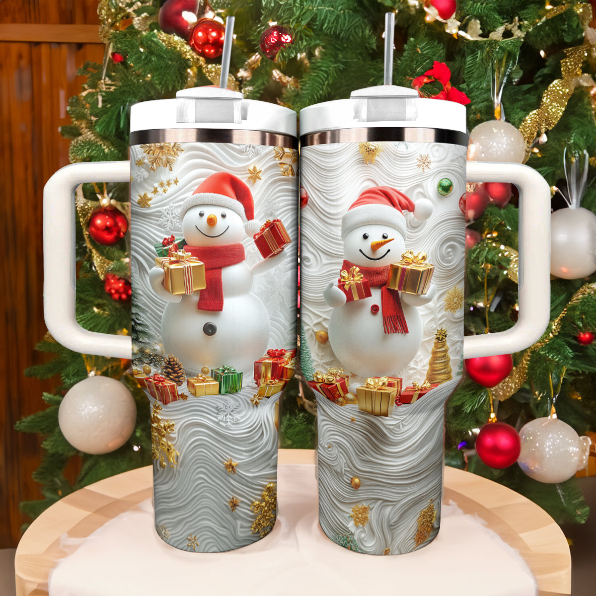 Snowy Delight Christmas Custom Stanley Cup 40 oz 30 oz Tumbler With HandleTVC2301502 - Image 3