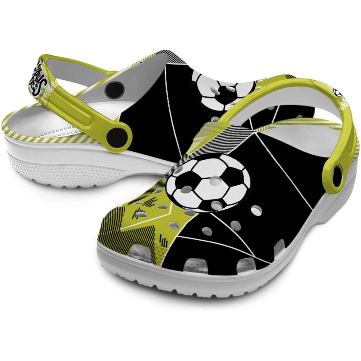 Soccer Sport Crocs Crocband Clogs Shoes Comfortable For Men Women and Kids - Image 3