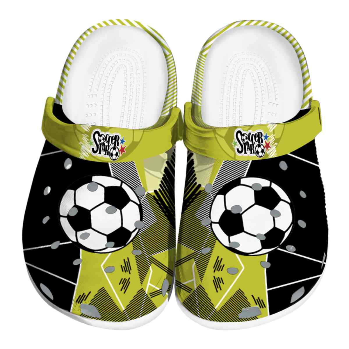 Soccer Sport Crocs Crocband Clogs Shoes Comfortable For Men Women and Kids