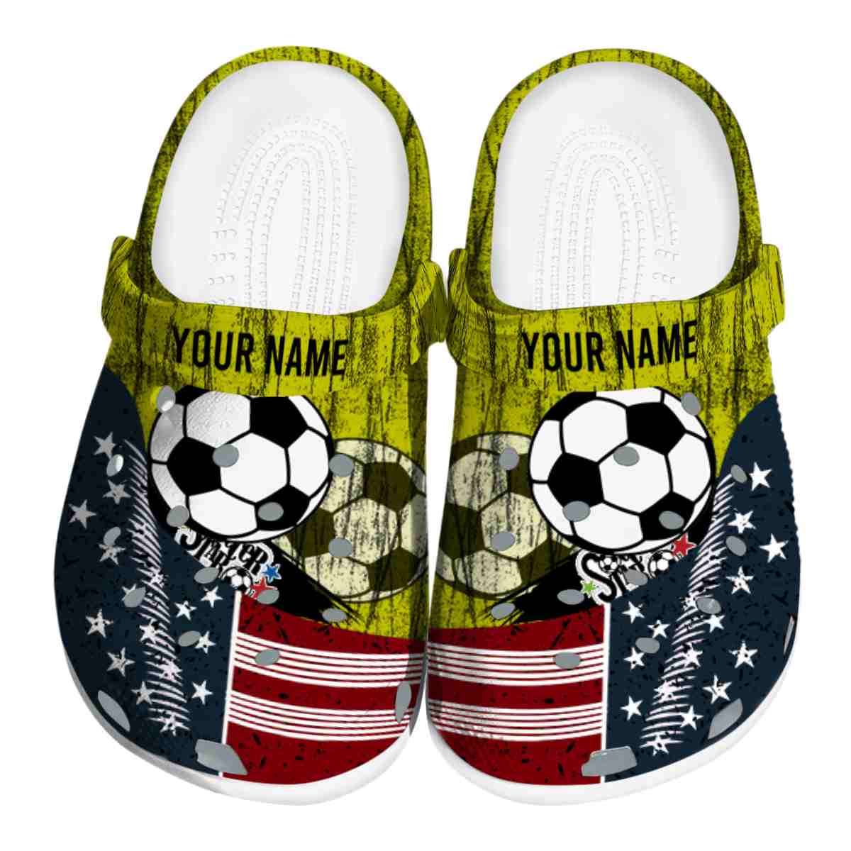 Soccer Sport Crocs Crocband Clogs Shoes Comfortable For Men Women and Kids