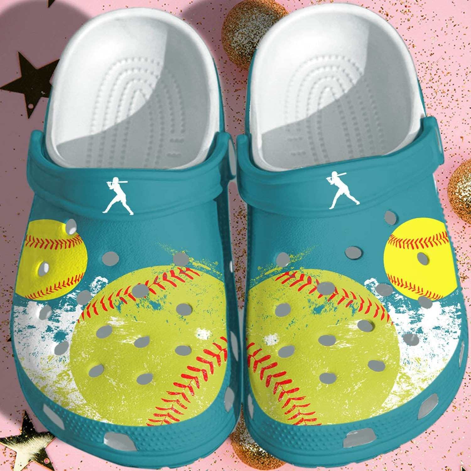 Soft Ball Sport Shoes Clogs Gifts For Son Daughter - Softball Custom Shoes Clogs For Men Women