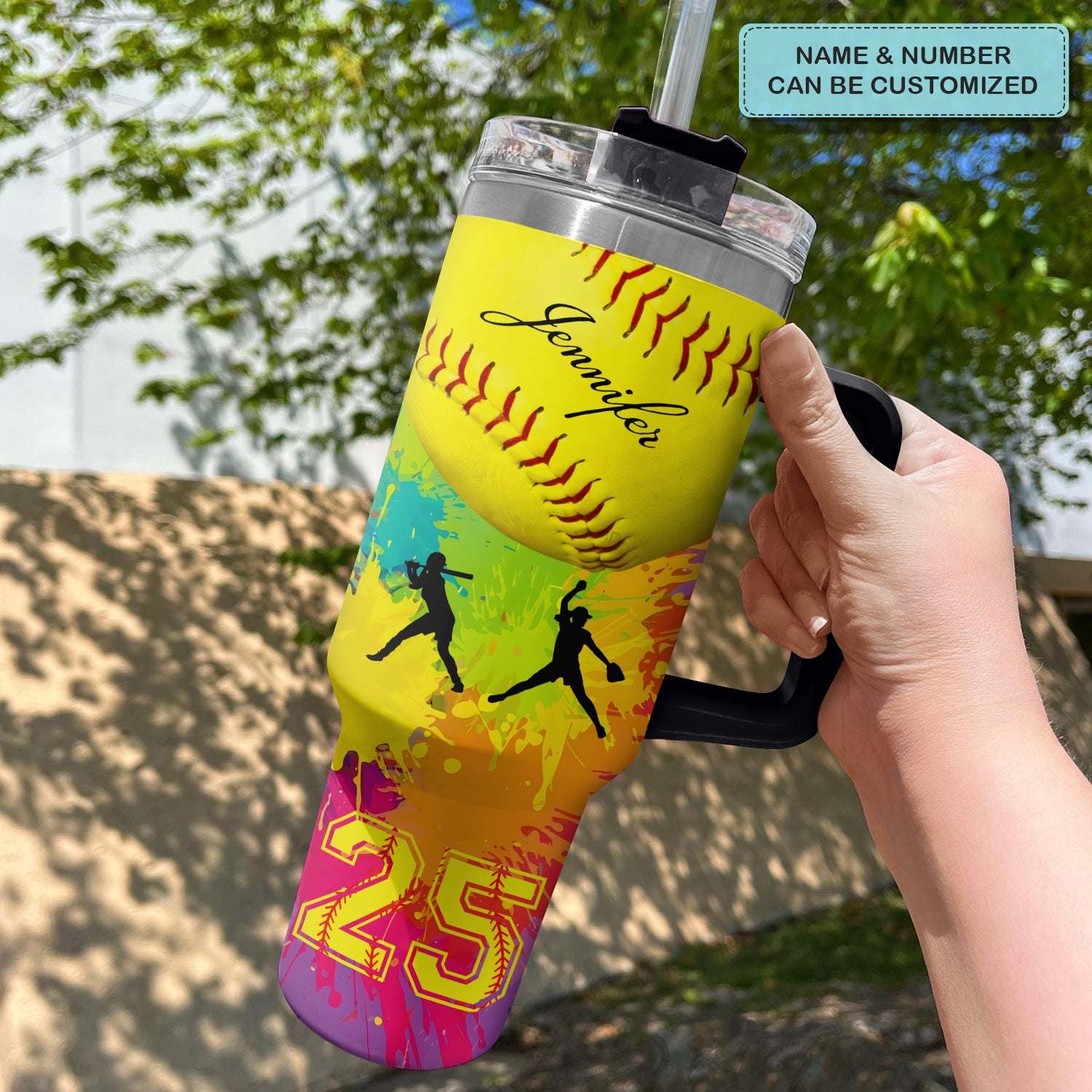 Softball Custom Stanley Cup 40 oz 30 oz Tumbler With HandleTVC2301724