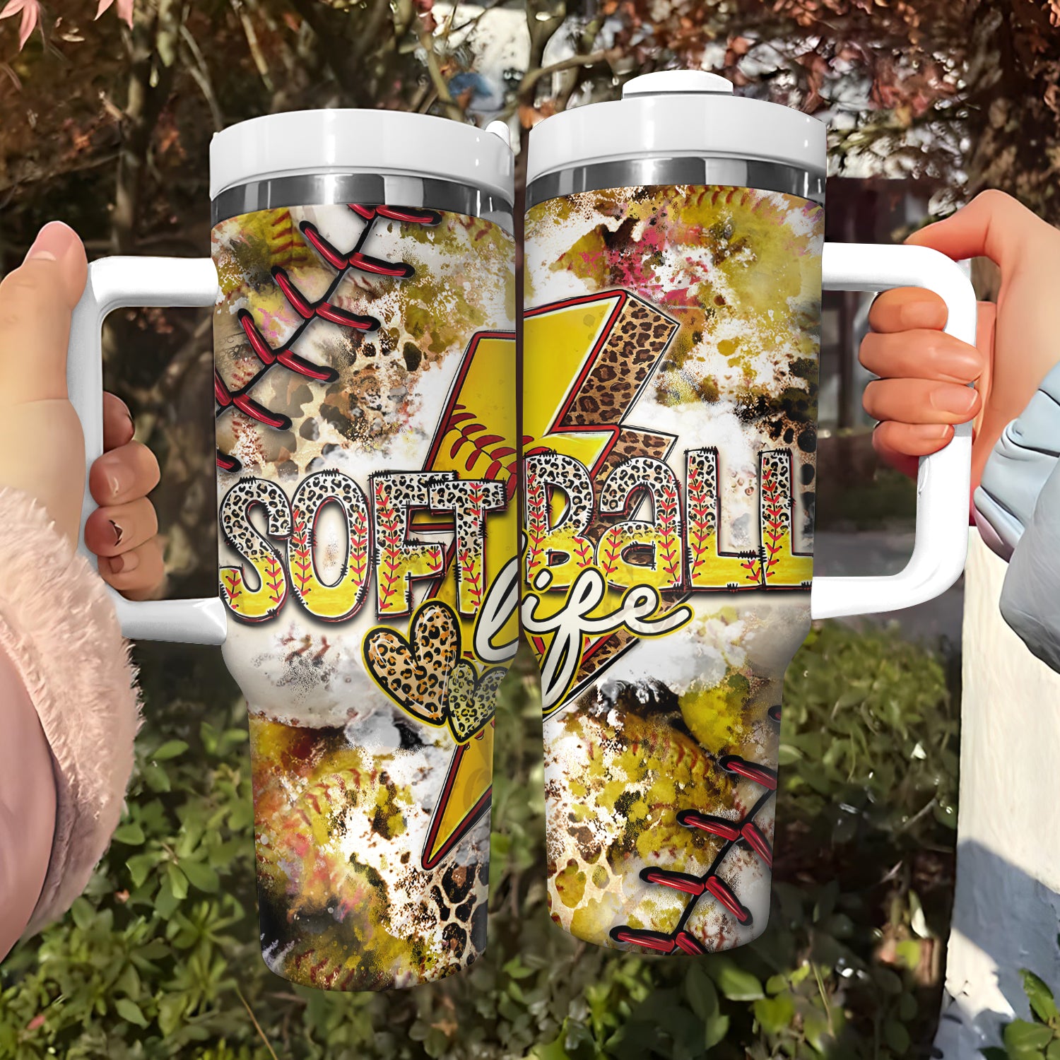 Softball Life Custom Stanley Cup 40 oz 30 oz Tumbler With HandleTVC2301724