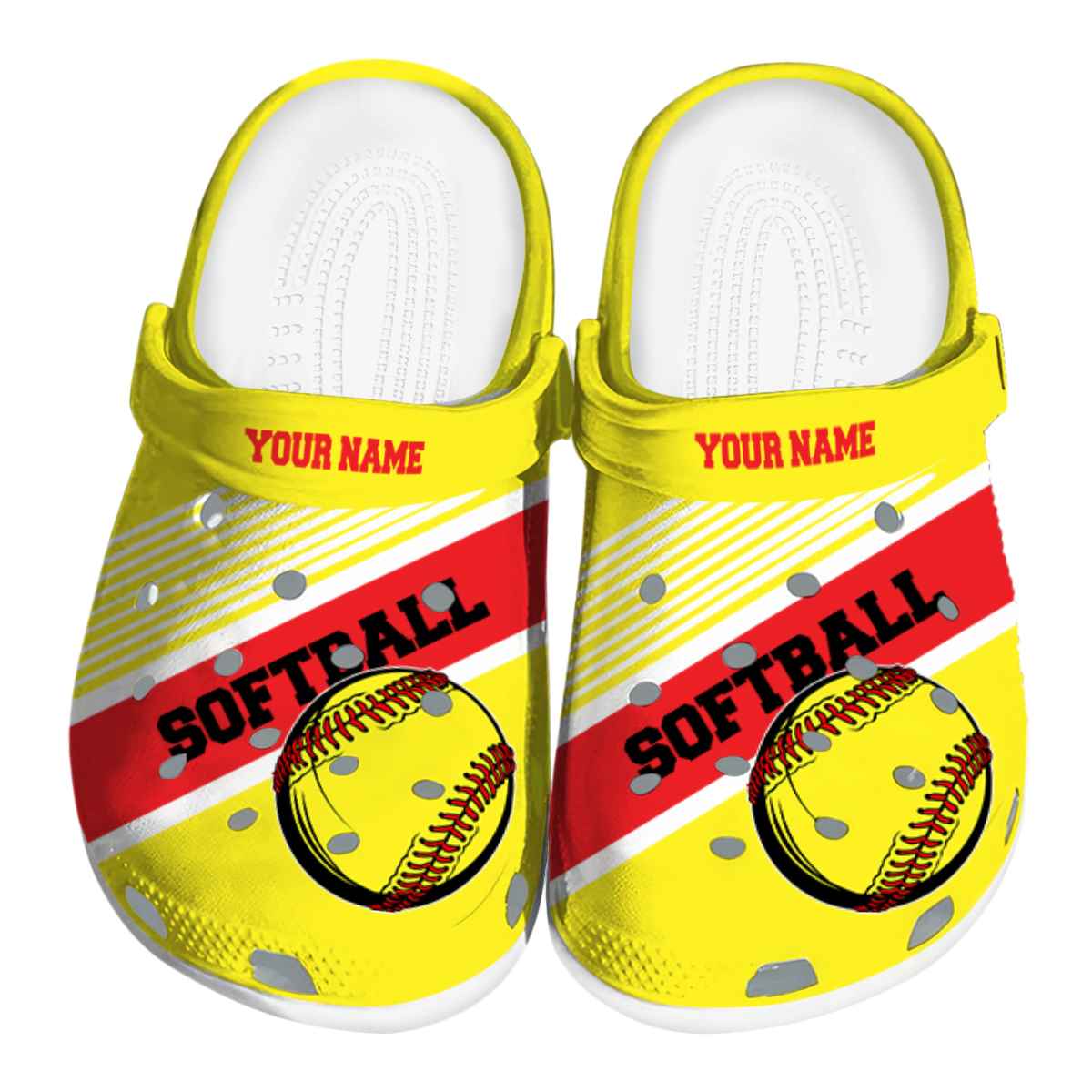 Softball Sport Crocs Crocband Clogs Shoes Comfortable For Men Women and Kids