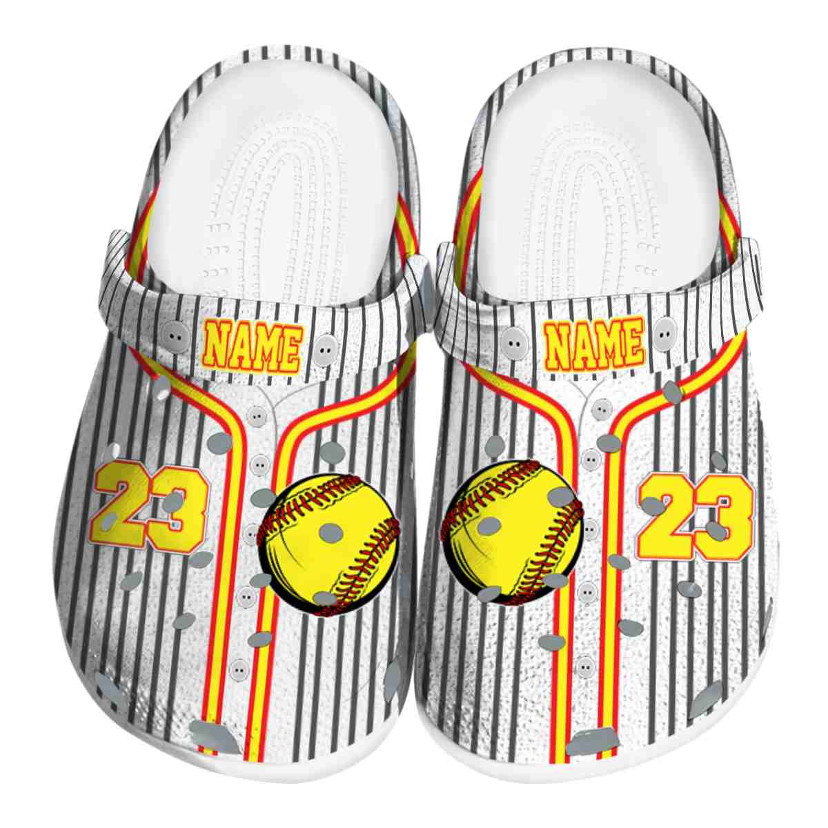 Softball Sport Crocs Crocband Clogs Shoes Comfortable For Men Women and Kids