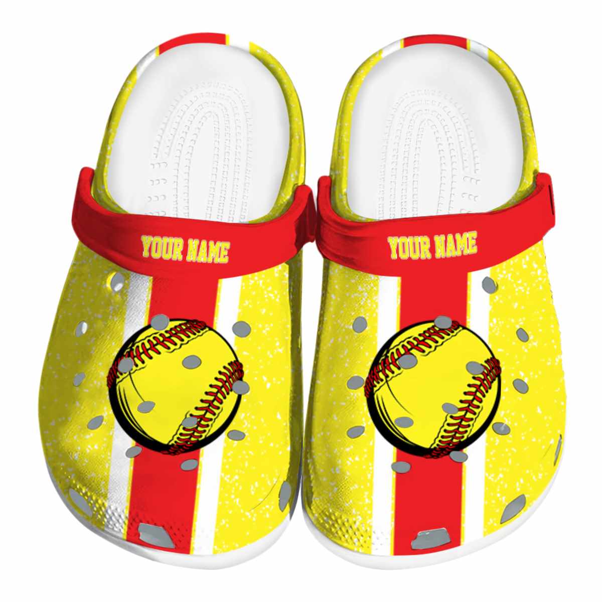 Softball Sport Crocs Crocband Clogs Shoes Comfortable For Men Women and Kids