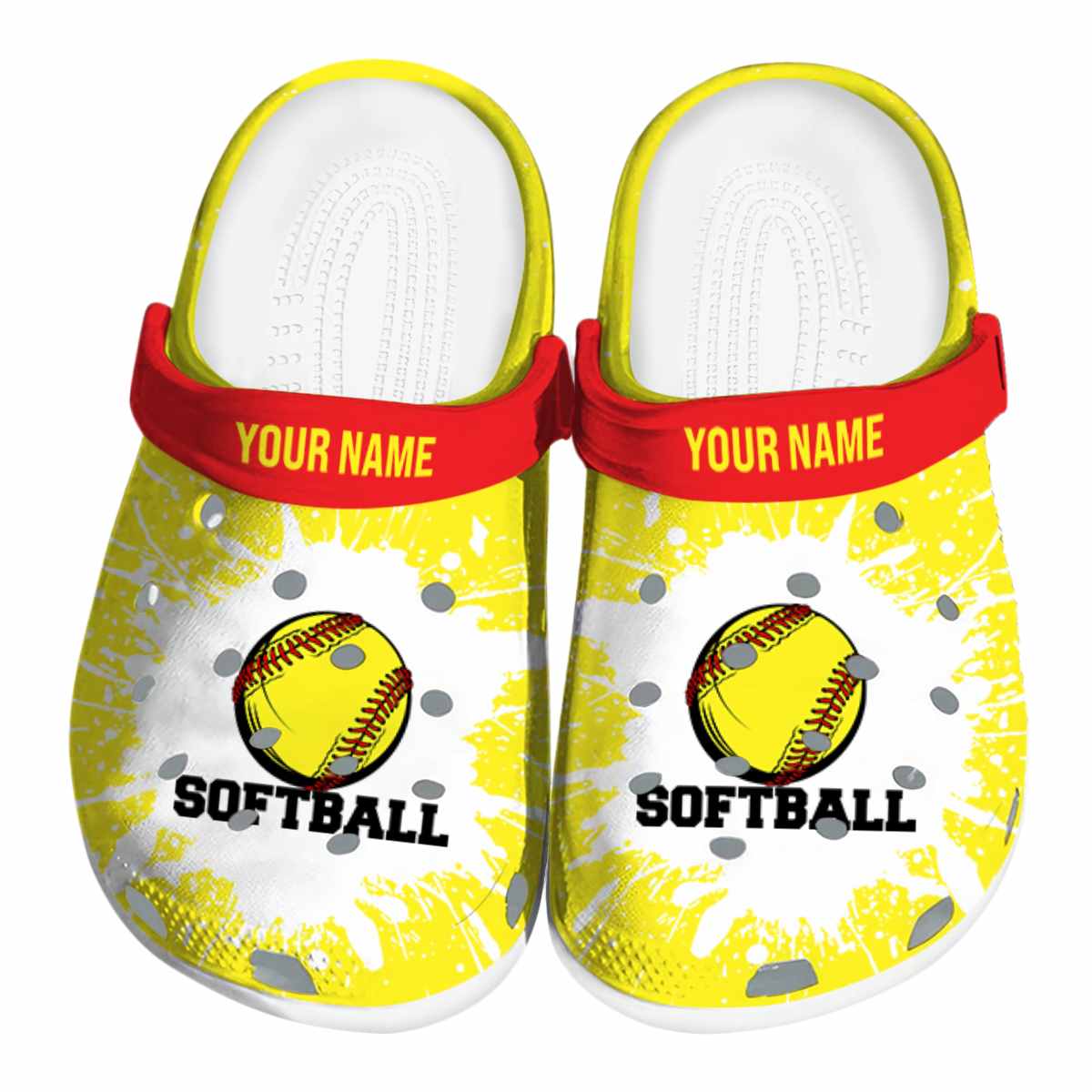 Softball Sport Crocs Crocband Clogs Shoes Comfortable For Men Women and Kids
