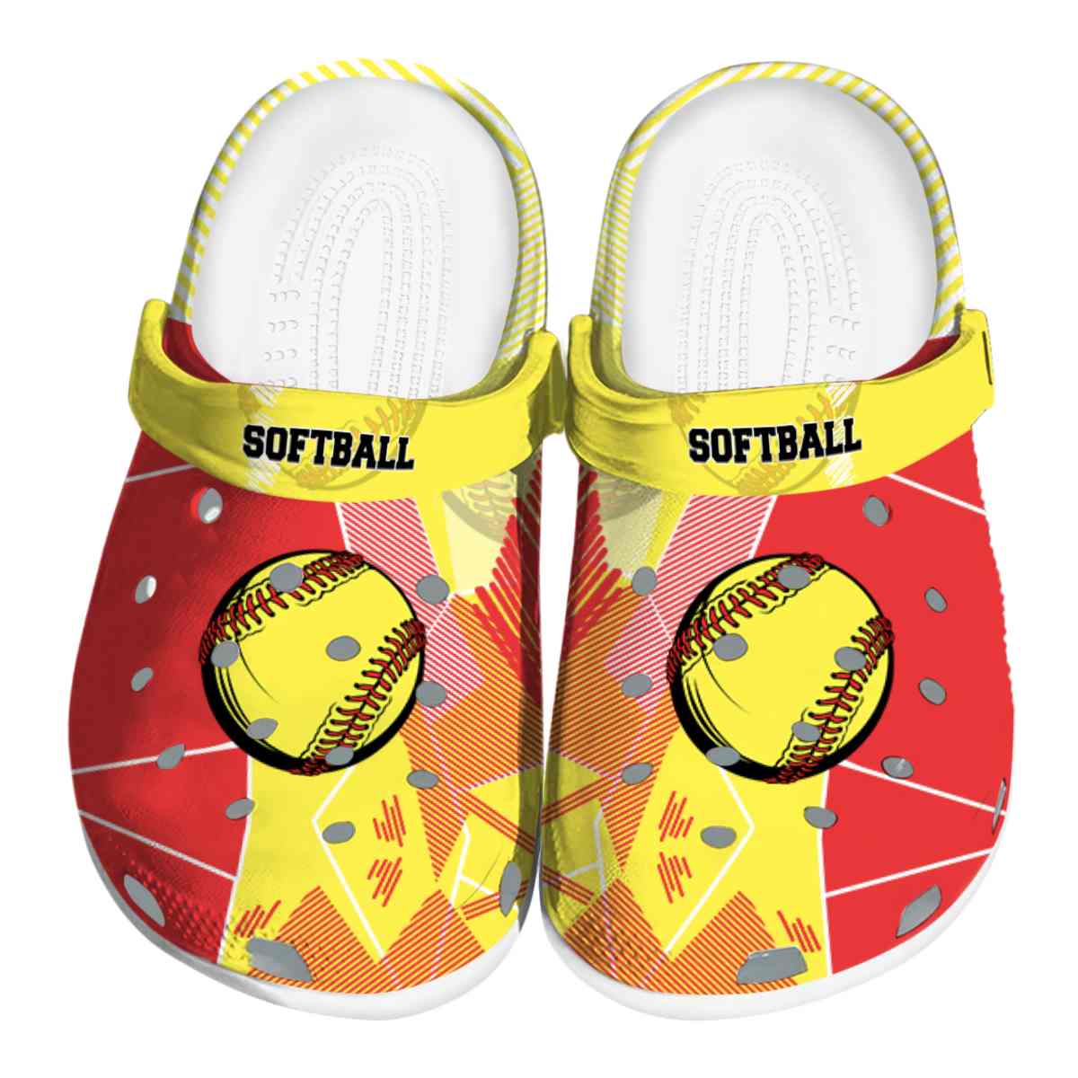 Softball Sport Crocs Crocband Clogs Shoes Comfortable For Men Women and Kids