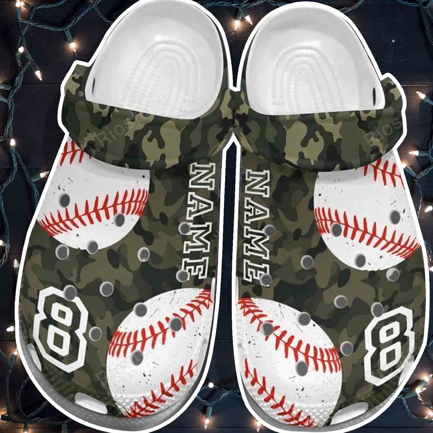 Soldier Baseball Player Shoes clogs Gift For Men Boys
