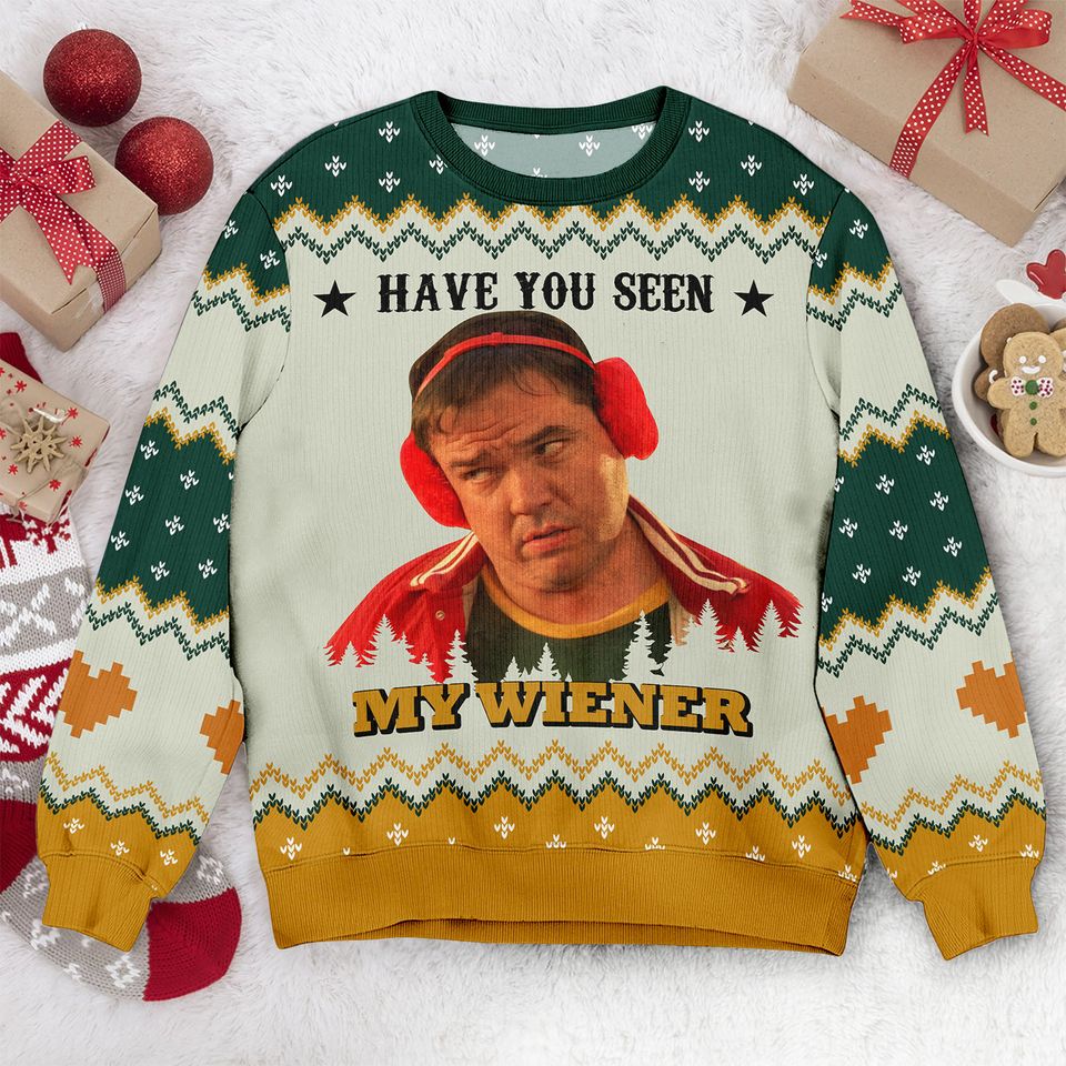 Something About Mary Christmas Ugly Sweater Warren Jensen
