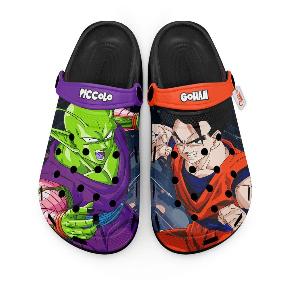Son Gohan and Piccolo Dragon Ball Anime Crocs Crocband Clogs Shoes Comfortable For Men Women and Kids