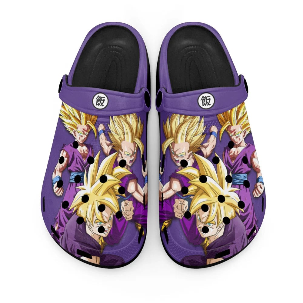 Son Gohan Dragon Ball Anime Crocs Crocband Clogs Shoes Comfortable For Men Women and Kids