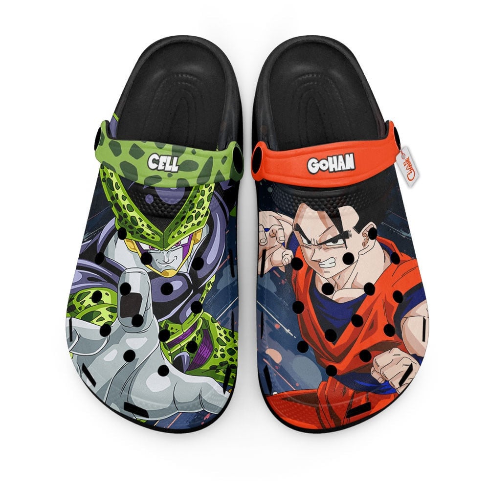 Son Gohan vs Cell Max Dragon Ball Anime Crocs Crocband Clogs Shoes Comfortable For Men Women and Kids