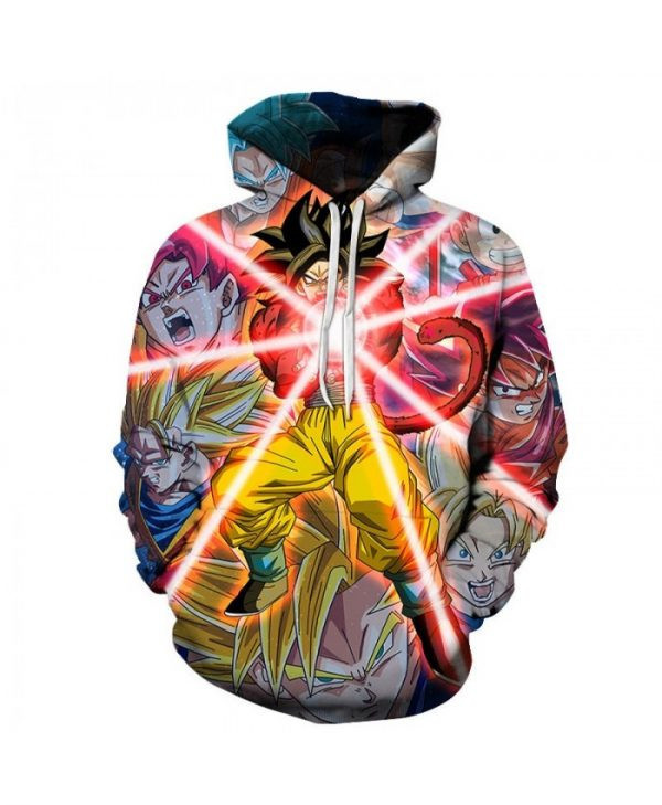 Son Goku 3D All Over Print Hoodie, Zip Hoodie