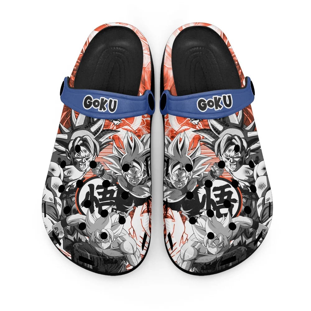 Son Goku Dragon Ball Anime Crocs Crocband Clogs Shoes Comfortable For Men Women and Kids
