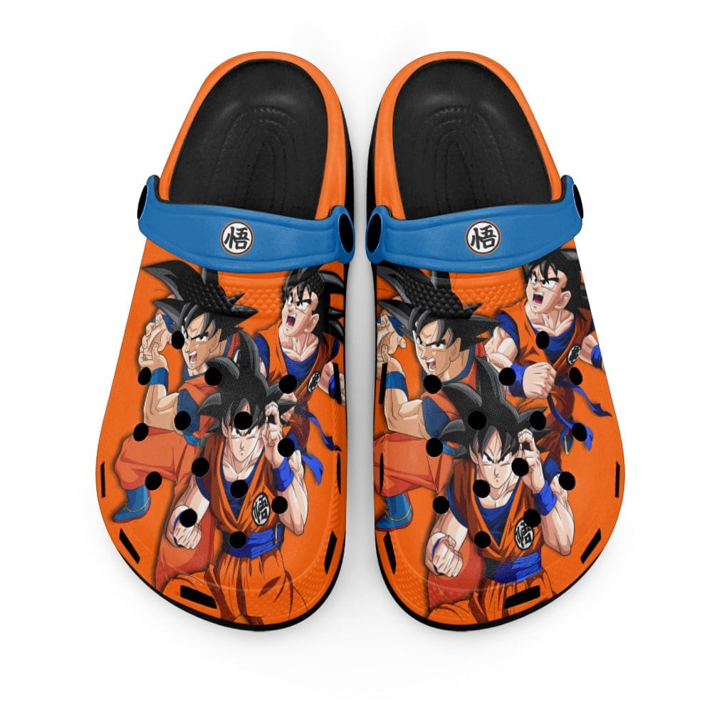 Son Goku Dragon Ball Anime Crocs Crocband Clogs Shoes Comfortable For Men Women and Kids