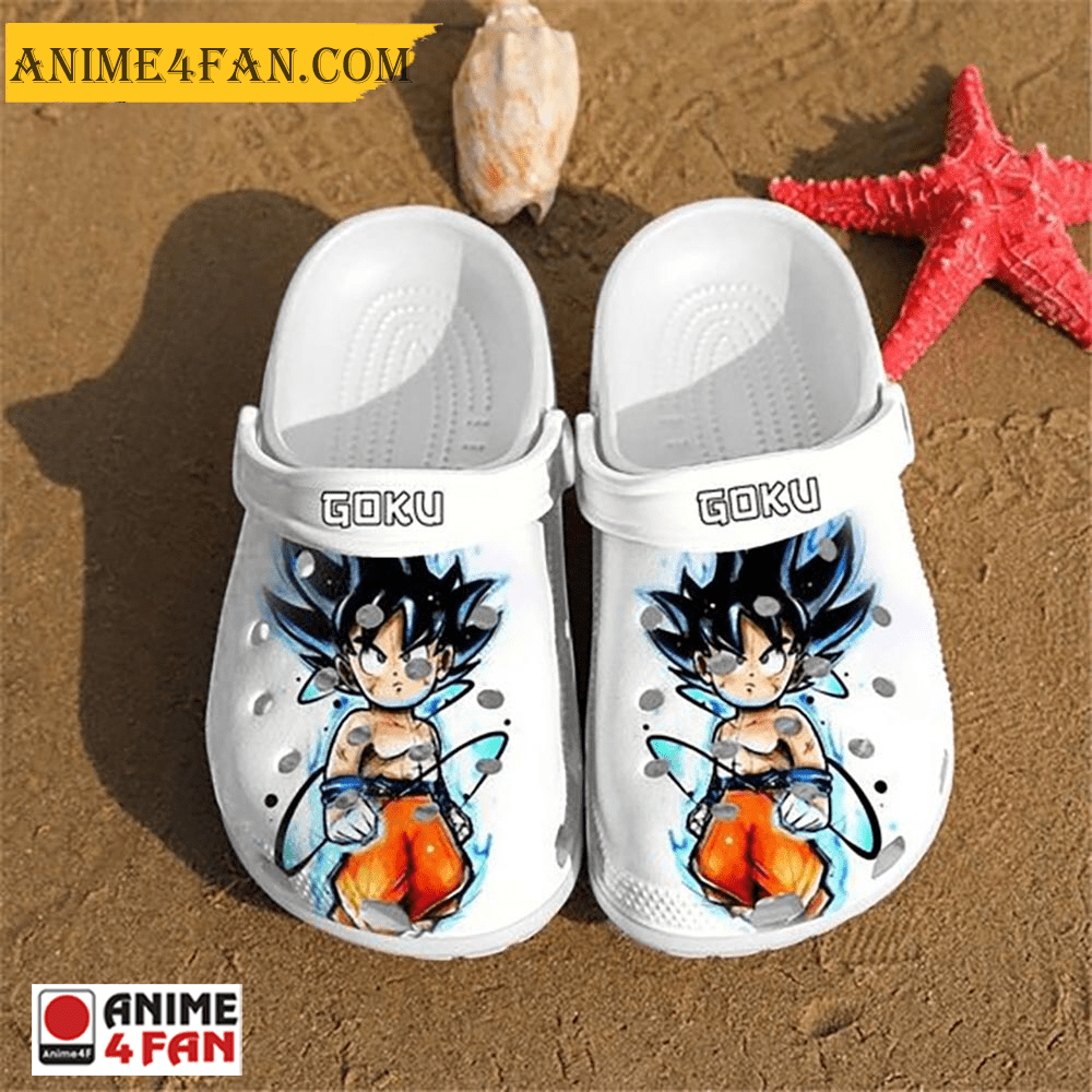 Son Goku Dragon Ball Anime Crocs Crocband Clogs Shoes Comfortable For Men Women and Kids