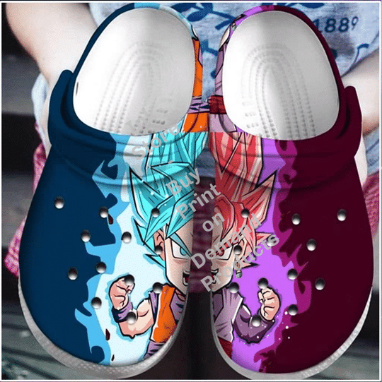 Son Goku Dragon Ball Z Cartoon Crocs Crocband Shoes Clogs Custom Name For Men Women And Kids