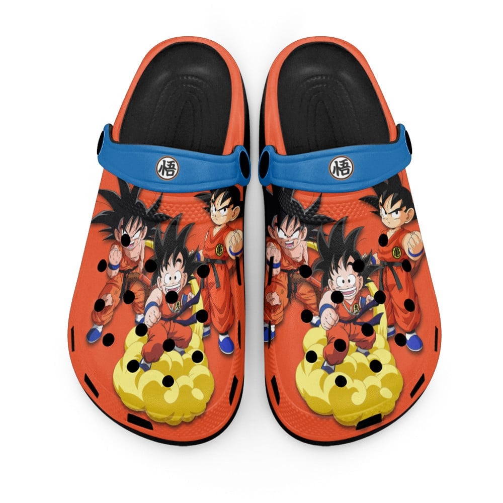Son Goku Kid Dragon Ball Anime Crocs Crocband Clogs Shoes Comfortable For Men Women and Kids