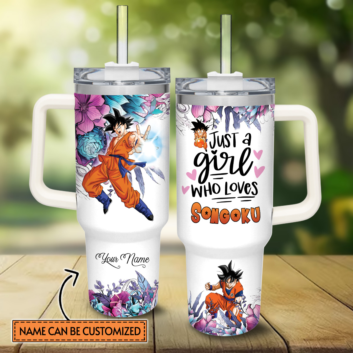 Songoku Dragon Ball Cartoon Custom Stanley Cup 40 oz 30 oz Tumbler With HandleTVC2301826