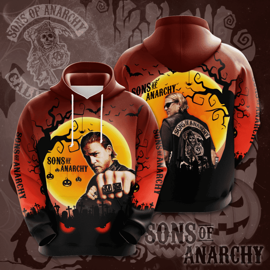 Sons Of Anarchy 3D All Over Print Hoodie, Zip Hoodie