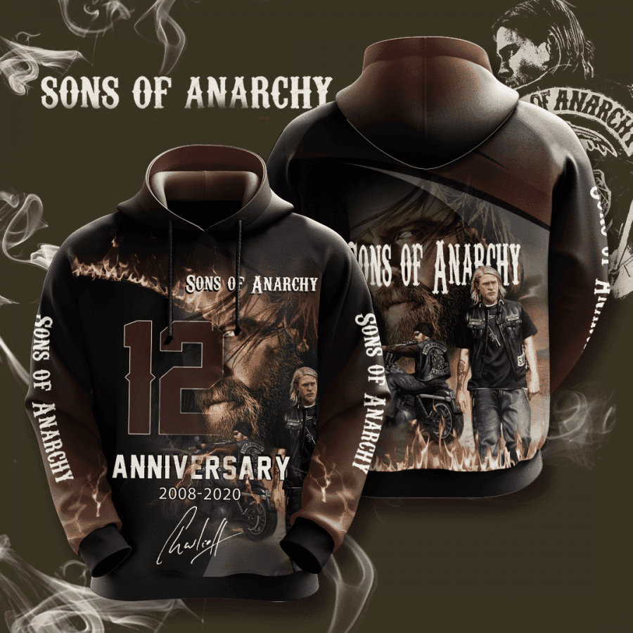 Sons Of Anarchy 3D All Over Print Hoodie, Zip Hoodie