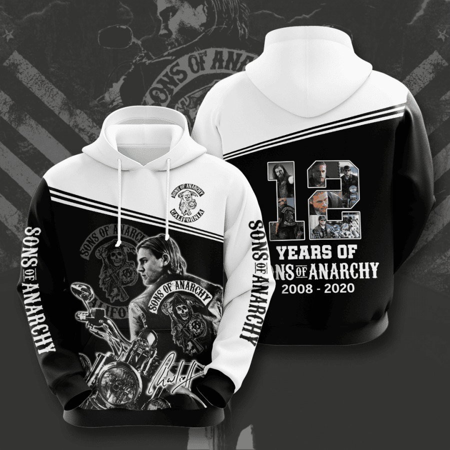 Sons Of Anarchy 3D All Over Print Hoodie, Zip Hoodie