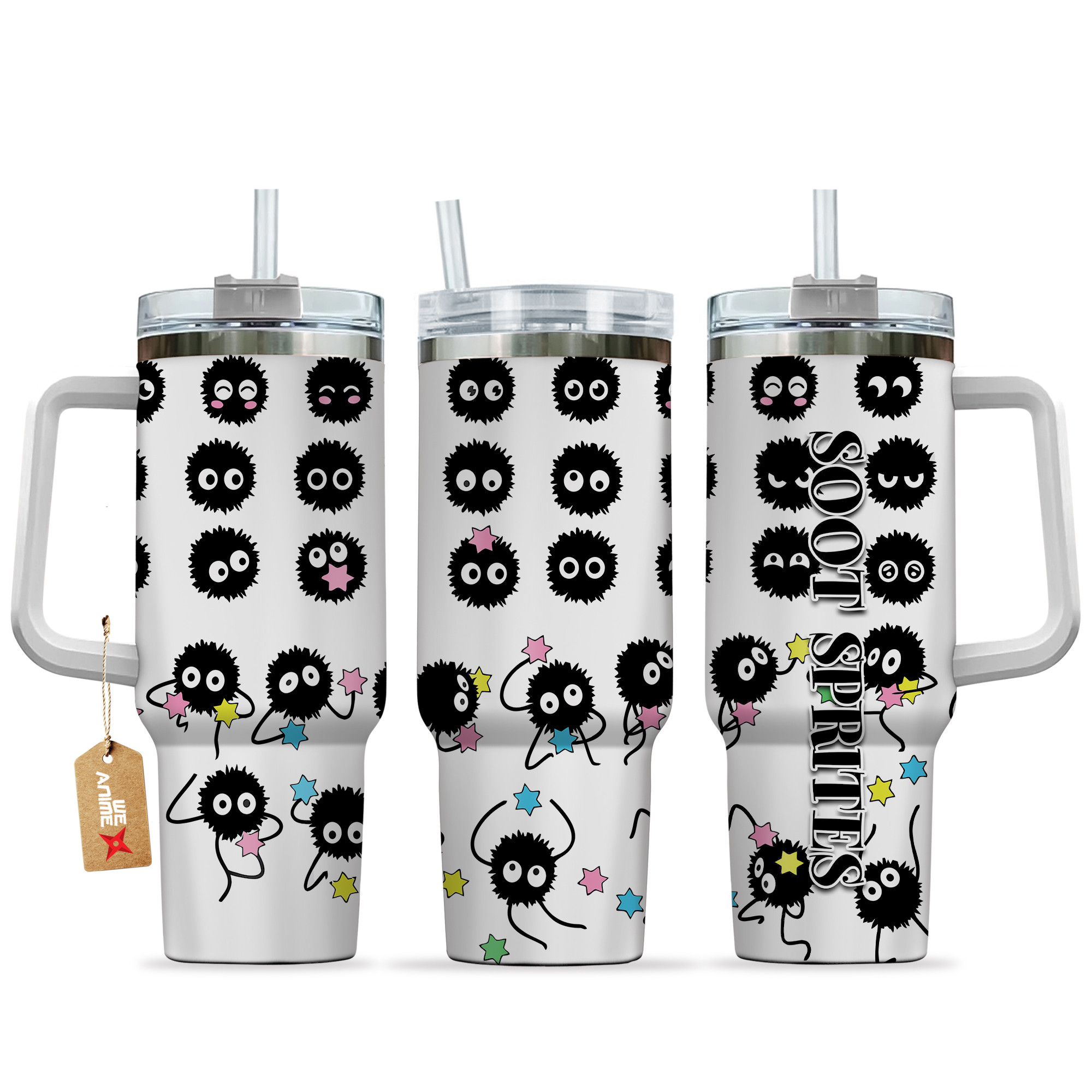 Soot Sprites Anime Custom Stanley Cup 40 oz 30 oz Tumbler With HandleTVC2301153