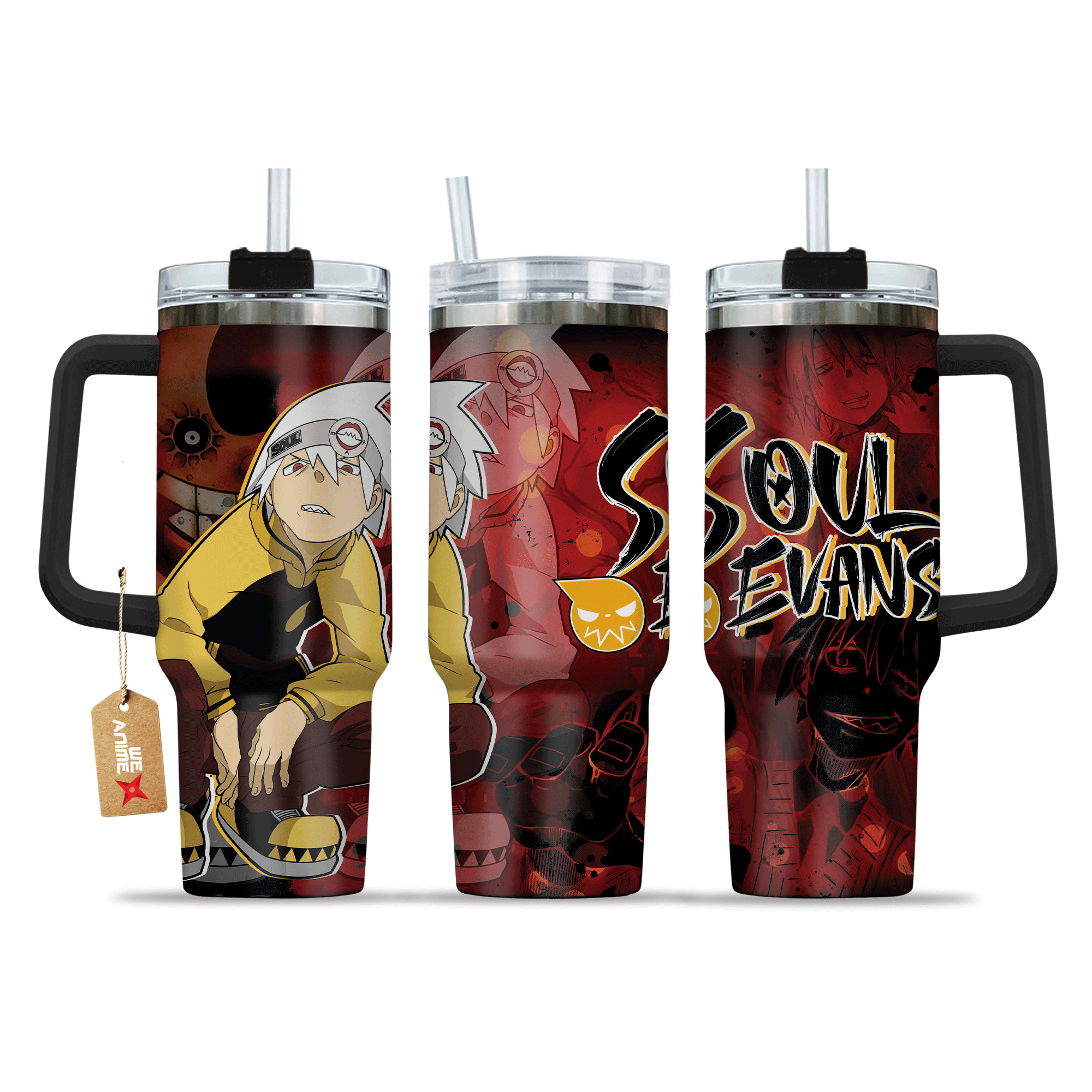 Soul Evans Soul Eater Anime Custom Stanley Cup 40 oz 30 oz Tumbler With HandleTVC2301215