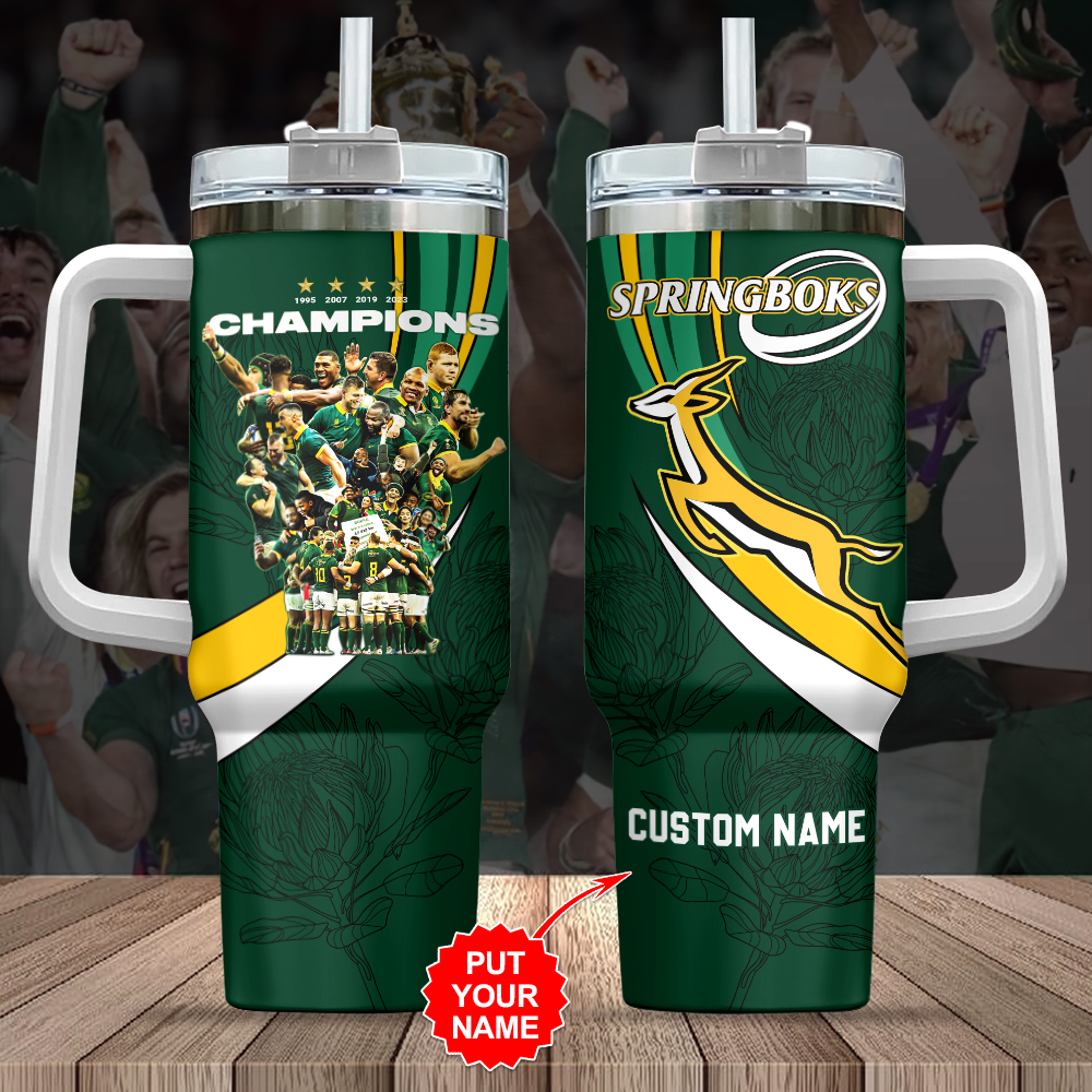 South Africa x Rugby World Cup Custom Stanley Cup 40 oz 30 oz Tumbler With HandleTVC2301848