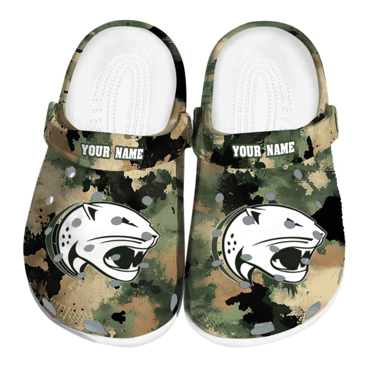 South Alabama Jaguars NCAA Sport Crocs Crocband Clogs Shoes Comfortable For Men Women and Kids