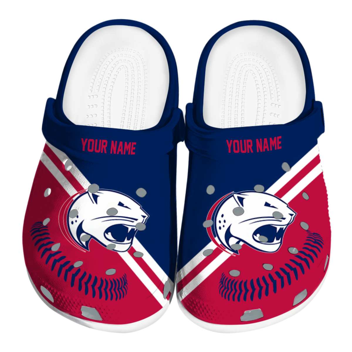 South Alabama Jaguars NCAA Sport Crocs Crocband Clogs Shoes Comfortable For Men Women and Kids