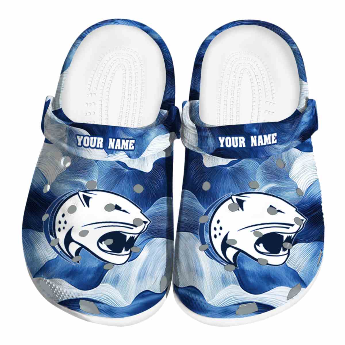South Alabama Jaguars NCAA Sport Crocs Crocband Clogs Shoes Comfortable For Men Women and Kids