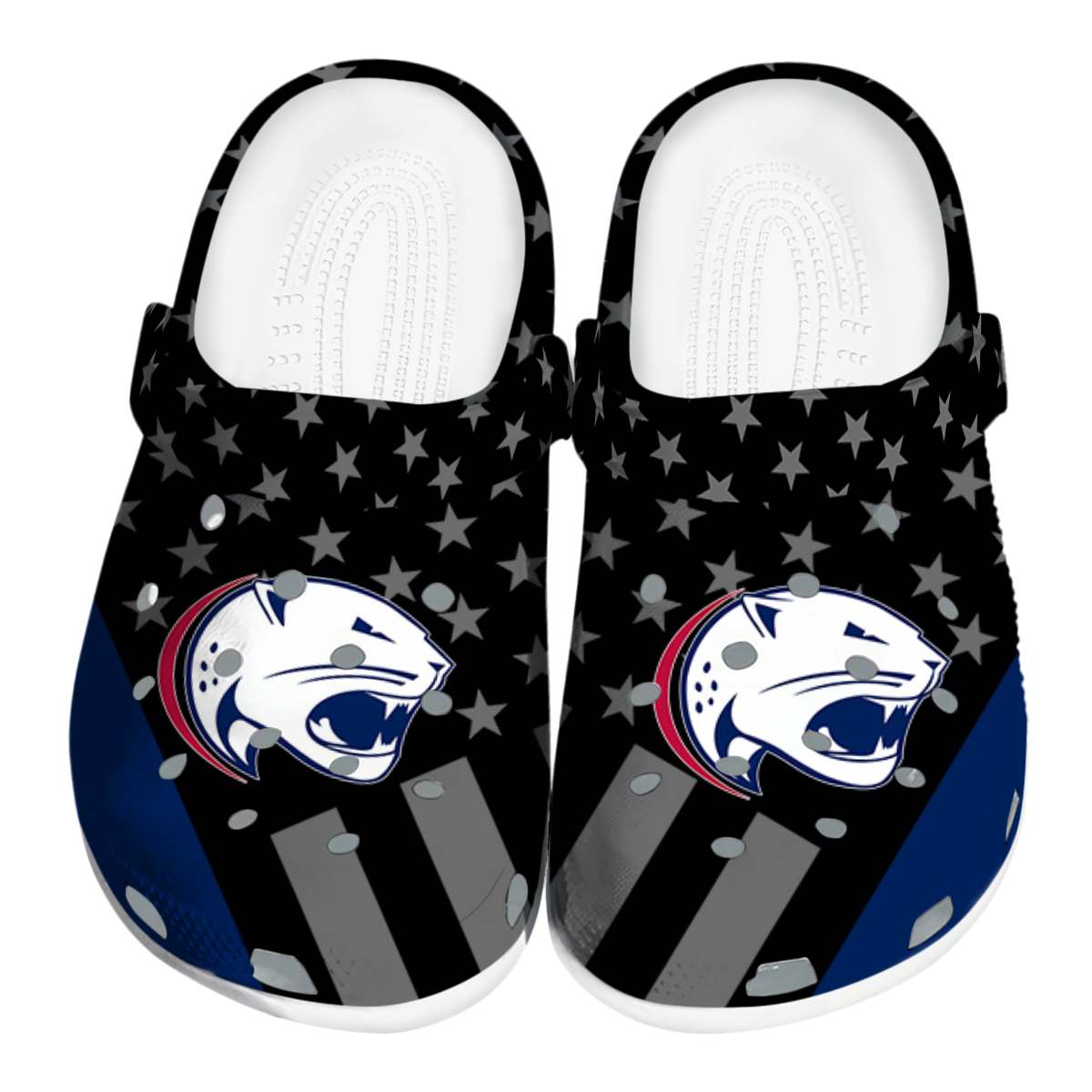 South Alabama Jaguars NCAA Sport Crocs Crocband Clogs Shoes Comfortable For Men Women and Kids