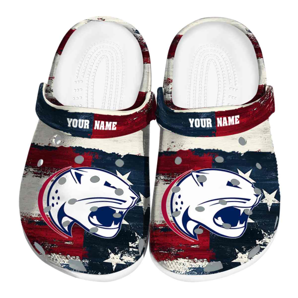 South Alabama Jaguars NCAA Sport Crocs Crocband Clogs Shoes Comfortable For Men Women and Kids