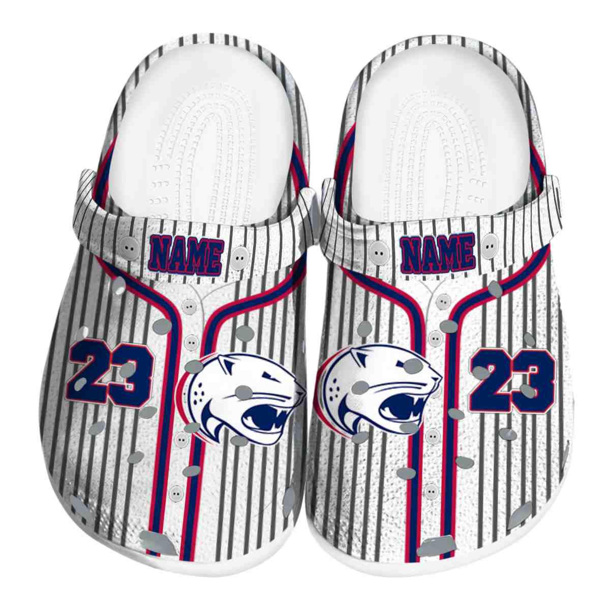 South Alabama Jaguars NCAA Sport Crocs Crocband Clogs Shoes Comfortable For Men Women and Kids