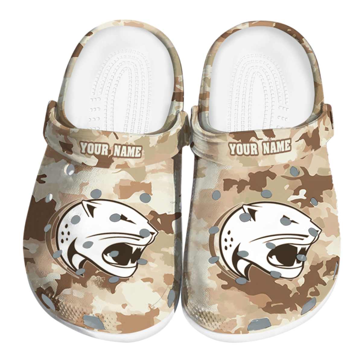 South Alabama Jaguars NCAA Sport Crocs Crocband Clogs Shoes Comfortable For Men Women and Kids