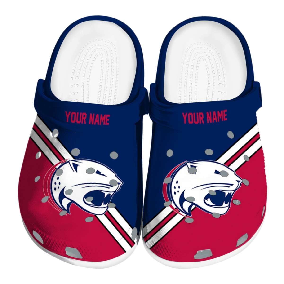 South Alabama Jaguars NCAA Sport Crocs Crocband Clogs Shoes Comfortable For Men Women and Kids