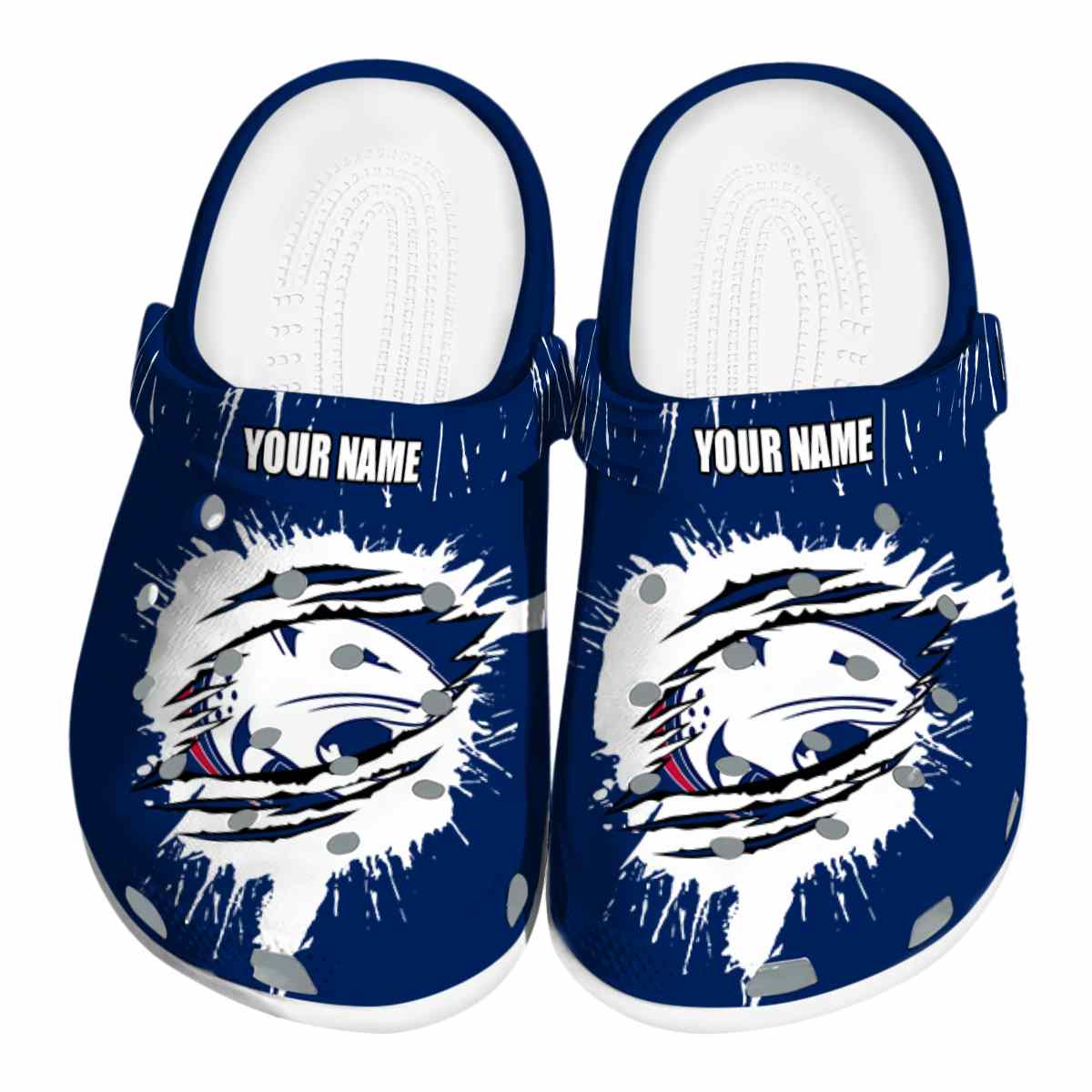 South Alabama Jaguars NCAA Sport Crocs Crocband Clogs Shoes Comfortable For Men Women and Kids