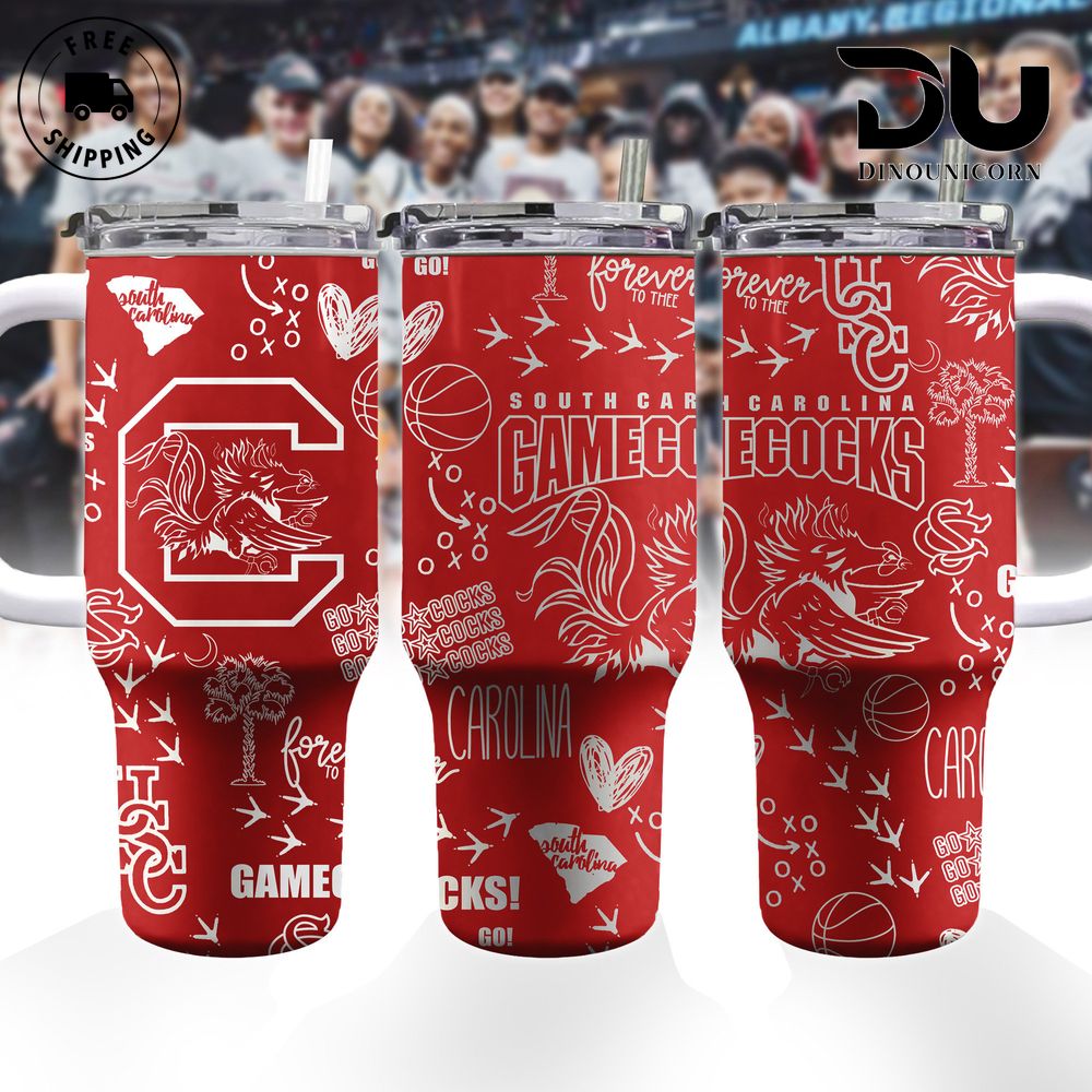 South Carolina Gamecocks 2024 NCAA Custom Stanley Cup 40 oz 30 oz Tumbler With HandleTVC2301708