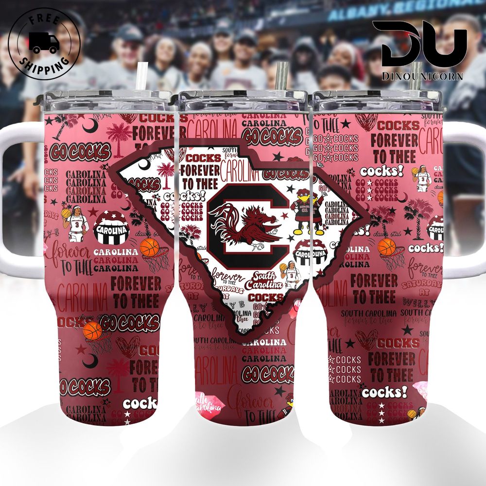 South Carolina Gamecocks 2024 NCAA Custom Stanley Cup 40 oz 30 oz Tumbler With HandleTVC2301709