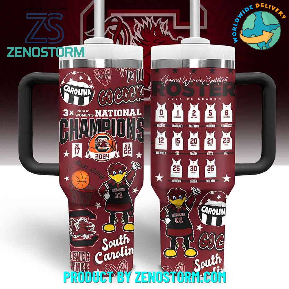 South Carolina Gamecocks NCAA Custom Stanley Cup 40 oz 30 oz Tumbler With HandleTVC2301417