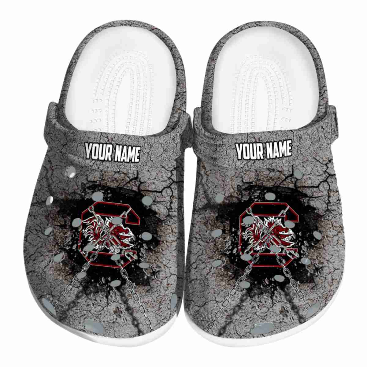 South Carolina Gamecocks NCAA Sport Crocs Crocband Clogs Shoes Comfortable For Men Women and Kids