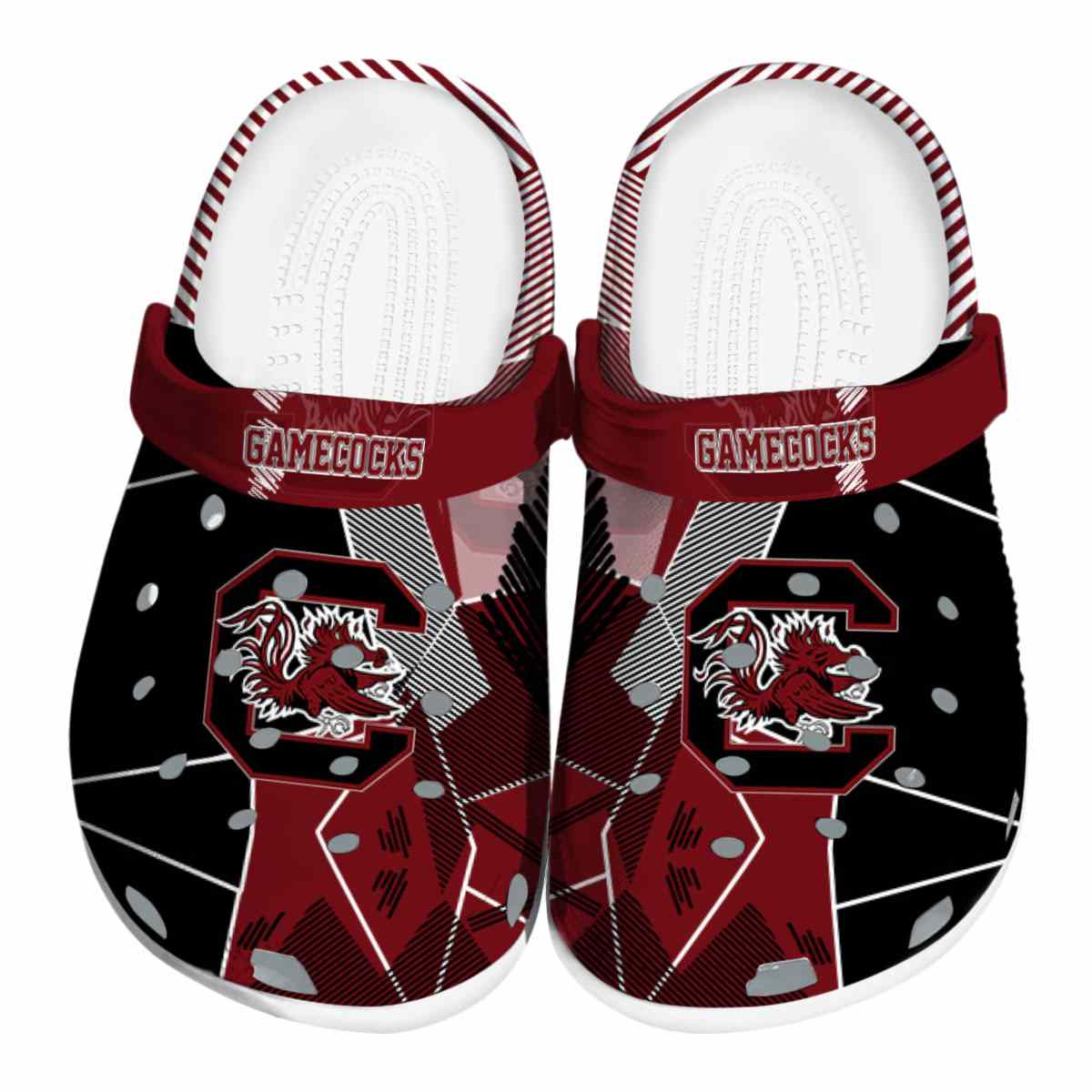 South Carolina Gamecocks NCAA Sport Crocs Crocband Clogs Shoes Comfortable For Men Women and Kids