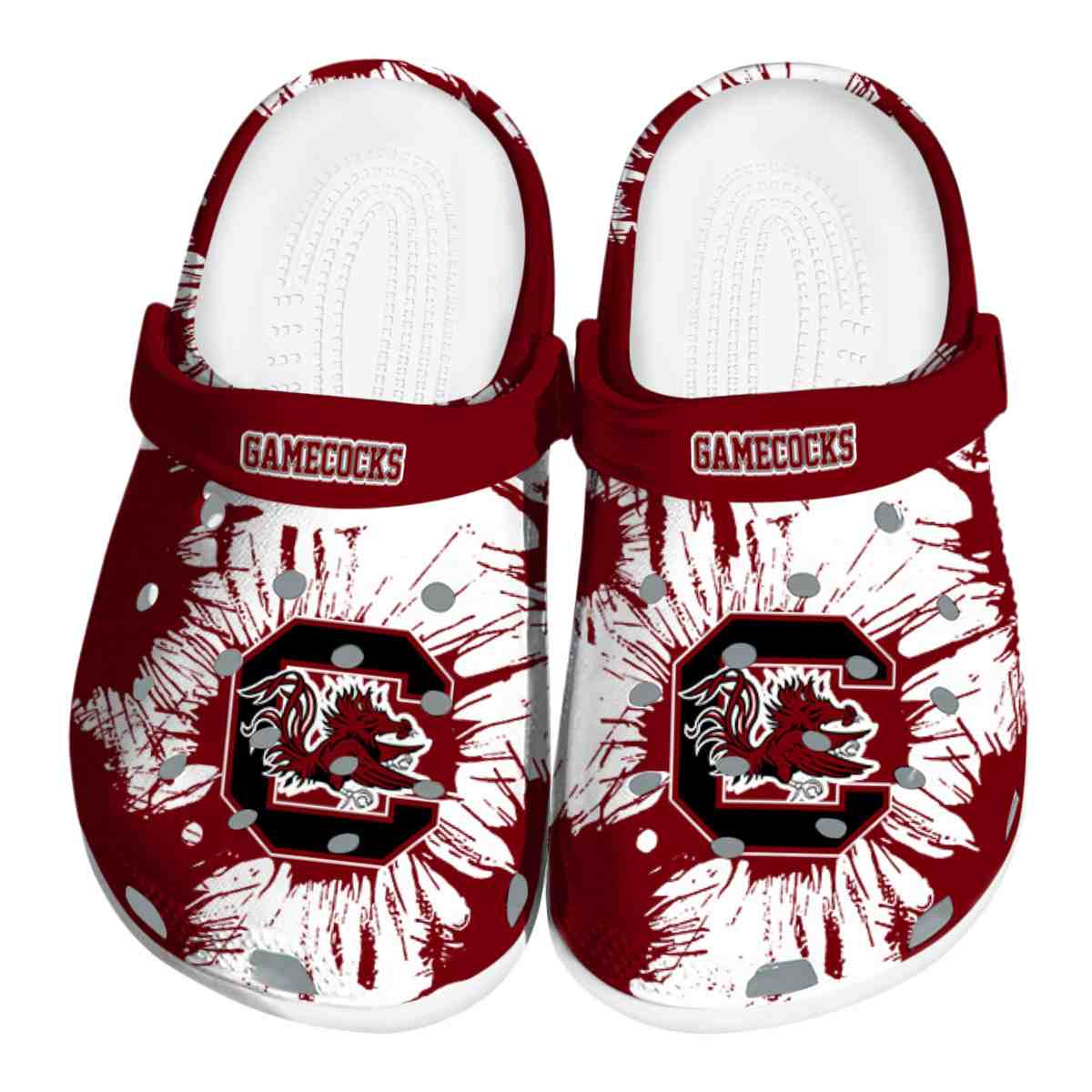 South Carolina Gamecocks NCAA Sport Crocs Crocband Clogs Shoes Comfortable For Men Women and Kids
