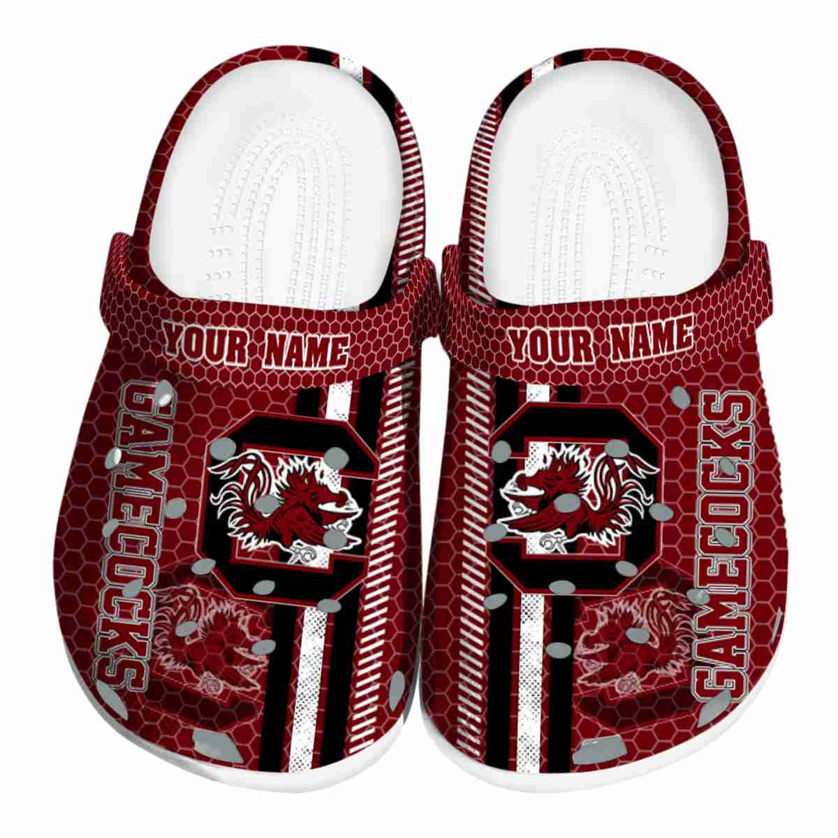 South Carolina Gamecocks NCAA Sport Crocs Crocband Clogs Shoes Comfortable For Men Women and Kids
