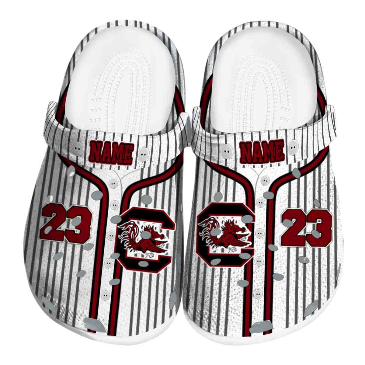 South Carolina Gamecocks NCAA Sport Crocs Crocband Clogs Shoes Comfortable For Men Women and Kids