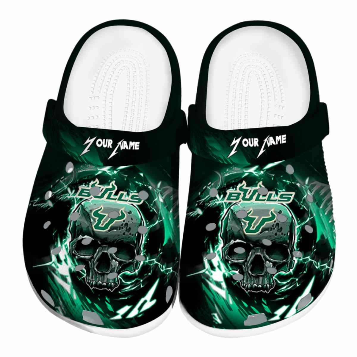 South Florida Bulls NCAA Sport Crocs Crocband Clogs Shoes Comfortable For Men Women and Kids