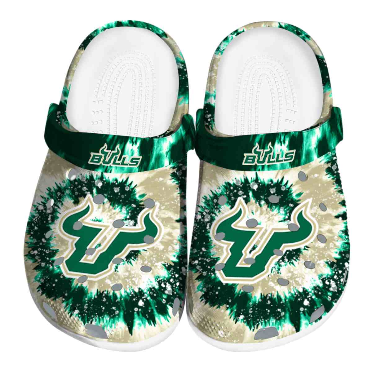 South Florida Bulls NCAA Sport Crocs Crocband Clogs Shoes Comfortable For Men Women and Kids